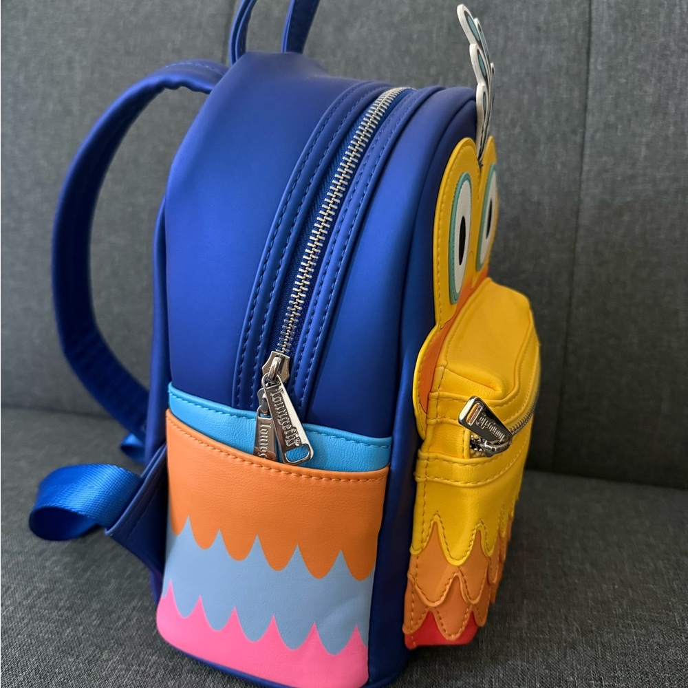 Disney Parks Pixar Loungefly Kevin The Bird UP Mini Backpack NWOT - Picture 2 of 5